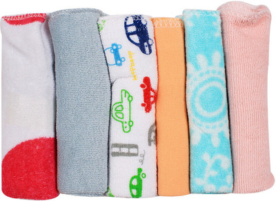 

Ole Baby Washcloths Organic 100% Natural Absorbent Washcloths Soft Towels for Sensitive Skin for babies and kids Pack of 6 Multicolor Napkins(6 Sheets)