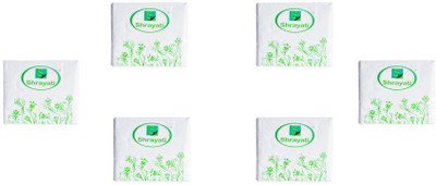 

Shrayati Shrayati Conferences and Seminars Paper Tissues White Napkins(6 Sheets)