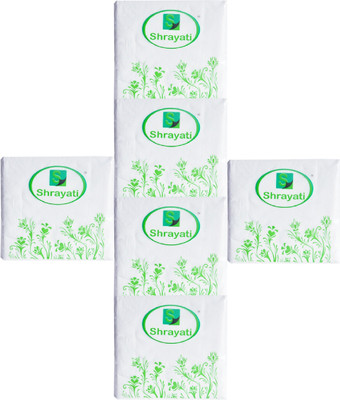 

Shrayati Desposible Paper Napkins White Napkins(6 Sheets)