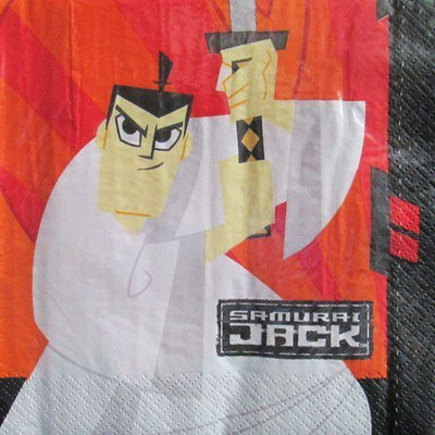 

Hallmarc Samurai Jack Lunch / Dinner Napkins Multicolor Napkins(16 Sheets)