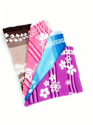 

Cotton Colors Floral Napkins Multicolor Napkins(4 Sheets)