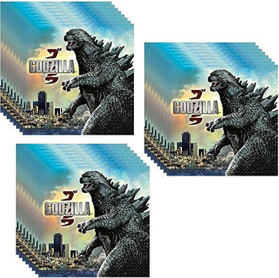 

Amscan Godzilla Party Luncheon Napkins Multicolor Napkins(3 Sheets)