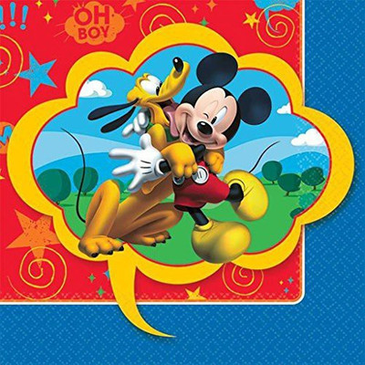 

Amscan Mickey Fun & Friends Beverage Napkins Multicolor Napkins(12 Sheets)
