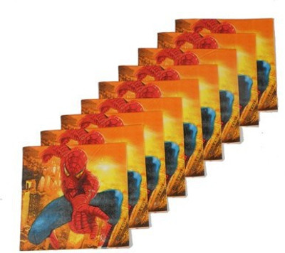 

Funcart Spiderman Multicolor Napkins(9 Sheets)