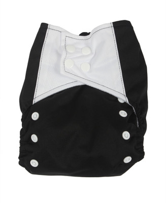 

Offspring Cloth Diaper With Insert, Black