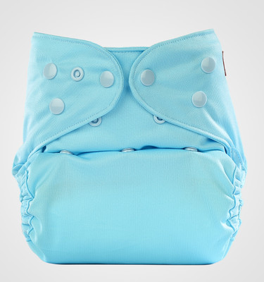 bumberry Adjustable Baby Blue Reusable Cloth Diaper Cover With 1 Natural Bamboo Insert For Babies (3-36 Months) bumberry Adjustable Baby Blue Reusable Cloth Diaper Cover With 1 Natural Bamboo Insert For Babies (3-36 Months)
