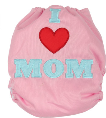 

Offspring Cloth Diaper With Insert, Pink