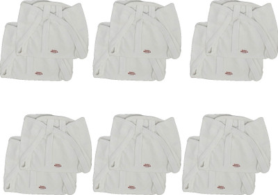 Baby Needs Cotton Cloth Nappies 12pcs Set, White