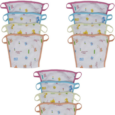 

BornBabyKids Cotton U shape Nappy Set, Multicolor