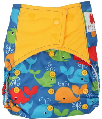 

Offspring Cloth Diaper With Insert For Babies, Multicolor