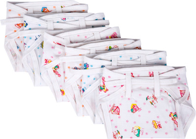 

Baby Joy New Just Born Hosiery Printed Cotton Diaper/Langot Cushioned Padded Nappies(3-6 Months, Multicolor
