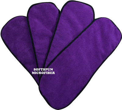 

SOFTSPUN Microfiber (4 LAYER) Baby Diaper Insert Pads, Purple