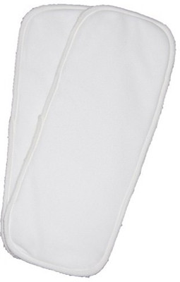 

Superbottoms New Born Feel-Dry Cover Diaper Soakers (Pair, White