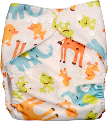 

Offspring Cloth Diaper With Insert, Multicolor