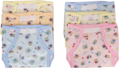 

Vadmans Vadmans Tinycare 2 Side Plastic Nappys, Blue;green;orange;yellow