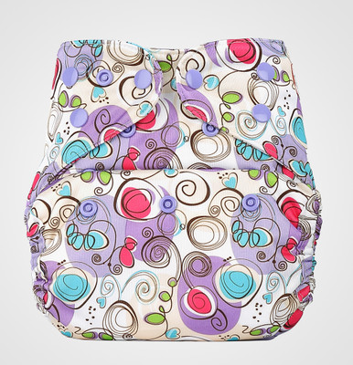 bumberry Adjustable Reusable Cloth Diaper Cover With One Natural Bamboo Cotton Insert For Babies(3-36 Months) bumberry Adjustable Reusable Cloth Diaper Cover With One Natural Bamboo Cotton Insert For Babies(3-36 Months)