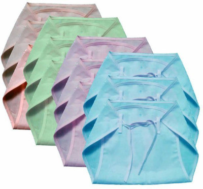 

Chinmay Kids Reusable Cotton Nappies Combo Of 12'S, Multicolor