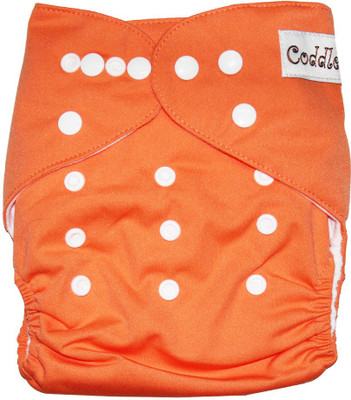 

Coddle Pocket Cloth Diaper Plus A Microfiber Insert, Orange