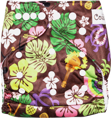 Coddle Pocket Cloth Diaper Plus A Microfiber Insert, Multicolor