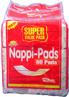 Xtracare nappi-pads, White