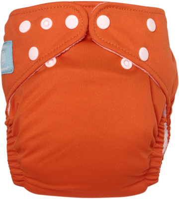 

Charlie Banana Orange Bellywrap Reusable Diaper with Inserts - One size