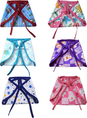 

SRIM Srim Reusable Cotton Nappy, Blue;green;pink;purple;white