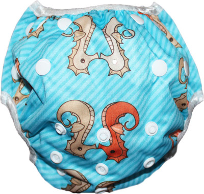 

Coddle Swimming Diaper, Light blue;orange