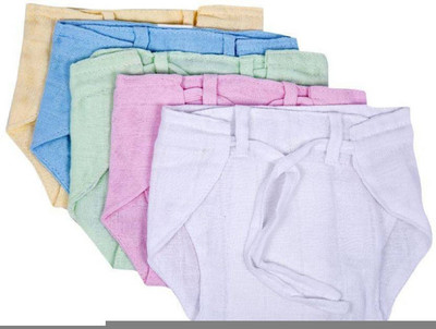 

Aayat Kids Hum Paanch Care Cotton Daipers (Pack of 5, Multicolor