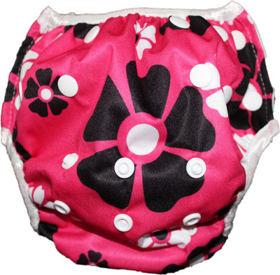 

Coddle Swimming Diaper, Black;pink