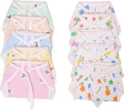 

Vadmans Vadmans Check & Printed Soft Nappy, Multicolor