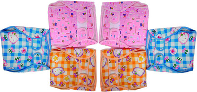 

Welo Reusable Water Absorbant Cotton Nappy, Blue;orange;pink
