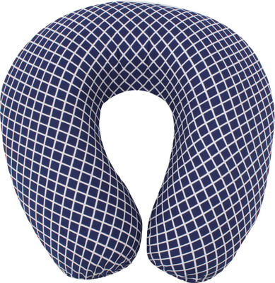 

Magasin U-Shaped Memory Foam - Checks Neck Pillow(Blue)