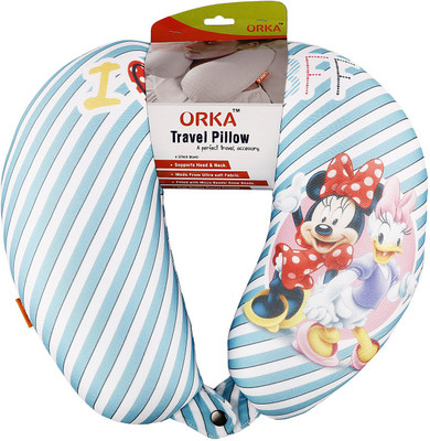 

ORKA Minnie & Daisy Digital Printed U Neck Pillow(Multicolor)