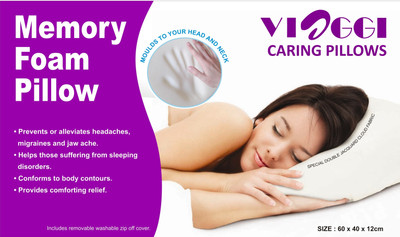 

Pack My Bag Memory Foam Neck Pillow(White)