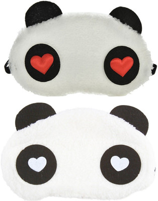 

Jenna WH Red Heart Panda Travel Sleep Cover Blindfold (Pack of 2)(2 g)