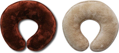 

Desirica Soft Foam Travel 13 Neck Pillow(Brown)