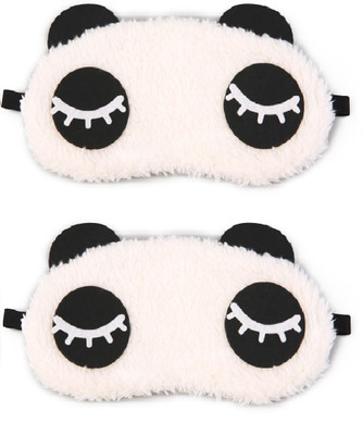 

Jenna Eyelashes-2 Panda Travel Sleep Cover Blindfold (Pack of 2)(2 g)