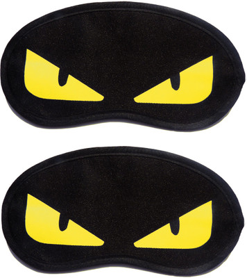 

Jonty YellowEye-YellowEye Cartoon Travel Sleeping Eye Cover Blindfold (Pack of 2) Eye Shade(Multicolor)