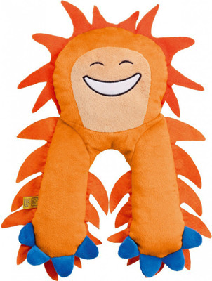 Go Travel Monster Pillow - Orange Neck Pillow(Orange)