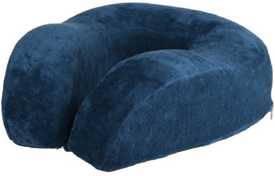 

AllExtreme U - Shaped Travel Pillow - Best Memory Foam Travel Neck Pillow(Office, Flight Fashion Look Memory Foam Neck Head Support Travel Pillow(Blue))