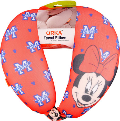 

ORKA Minnie Mouse Digital Printed U Neck Pillow(Multicolor)
