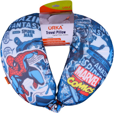 

ORKA Spiderman Digital Printed U Neck Pillow(Multicolor)