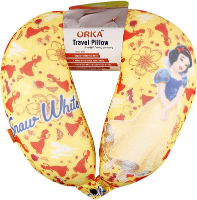 

ORKA Snow White Princess Digital Printed U Neck Pillow(Multicolor)
