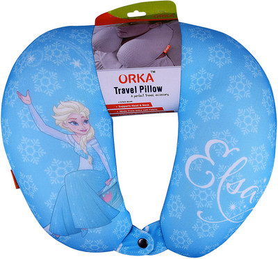 

ORKA Frozen Elsa Digital Printed U Neck Pillow(Multicolor)