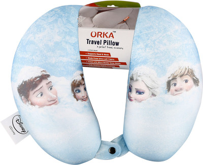 

ORKA Team Frozen Digital Printed U Neck Pillow(Multicolor)