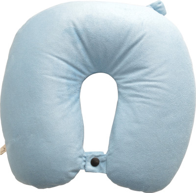 

Capra Sued Plain Neck Pillow(Light Blue)