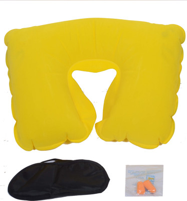 

Styler Travel Pillow Neck Pillow & Eye Shade(Yellow)