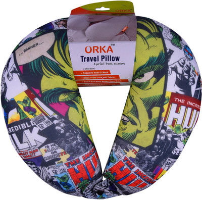 

ORKA Hulk Comic Digital Printed U Neck Pillow(Multicolor)