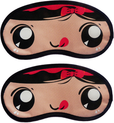

Jenna RedRibbon-RedRibbon Cartoon Travel Sleeping Eye Cover Blindfold (Pack of 2)(2 g)