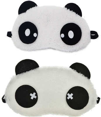 

Jenna Dot Cross Panda Travel Sleep Cover Blindfold (Pack of 2)(2 g)
